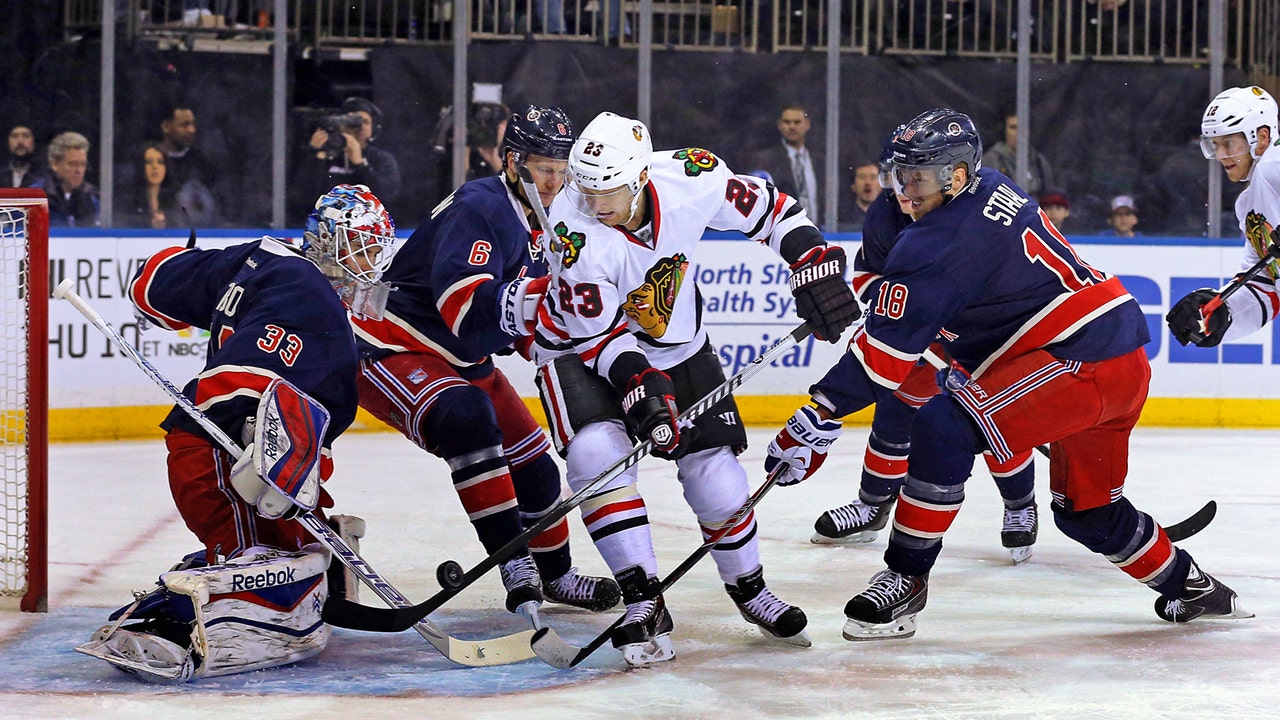 Rangers' Talbot stops 31 shots to thwart Blackhawks